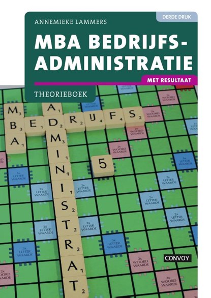 MBA Bedrijfsadministratie Theorieboek, Annemieke Lammers - Paperback - 9789463170772