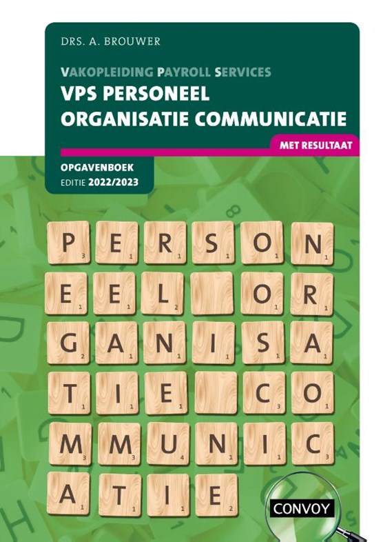 VPS Personeel Organisatie Communicatie 2022-2023 Opgavenboek