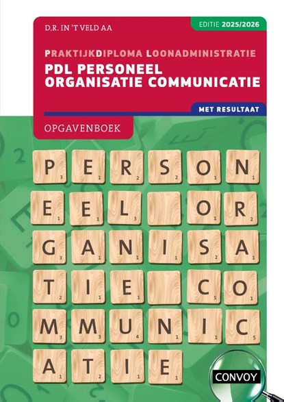 PDL Personeel Organisatie Communicatie 2025/2026 Opgavenboek, D.R. in 't Veld - Paperback - 9789463174909