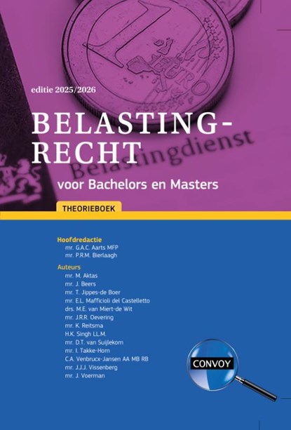 Belastingrecht voor Bachelors en Masters 2025/2026 Theorieboek, G.A.C. Aarts ; P.R.M. Bierlaagh - Gebonden - 9789463174978