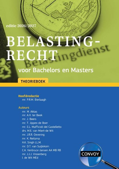 Belastingrecht voor Bachelors en Masters 2026/2027 Theorieboek, P.R.M. Bierlaagh - Gebonden - 9789463175746