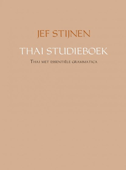 THAI STUDIEBOEK, JEF STIJNEN - Paperback - 9789463189057