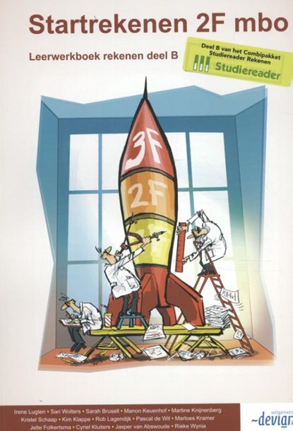 Startrekenen 2F mbo Rekenen deel B Leerwerkboek, Rieke Wynia - Paperback - 9789463261050