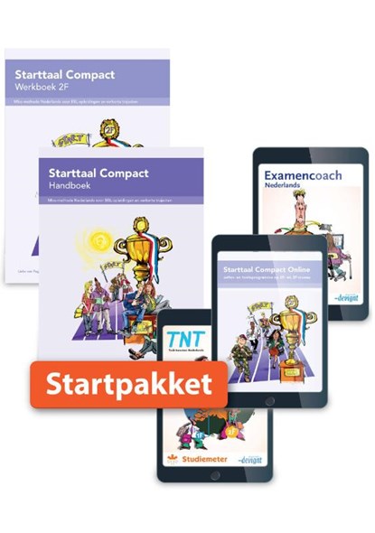 Starttaal Compact 2F Startpakket, Rieke Wynia ; Lieke van Pagée ; Michael Mandersloot ; Bregje Cruijsberg ; Suzanne Dieleman ; Antje Diepersloot ; Ruud van den Belt - Paperback - 9789463263429