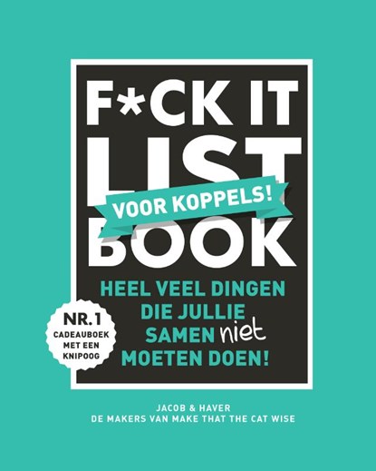 F*CK-it list book voor koppels, Jacob & Haver - Gebonden - 9789463332729