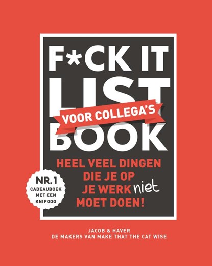 F*ck it list book voor collega’s, Jacob & Haver - Gebonden - 9789463336321