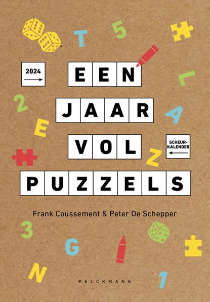 Een jaar vol puzzels Scheurkalender 2024, Frank Coussement ; Peter de Schepper - Losbladig - 9789463373173