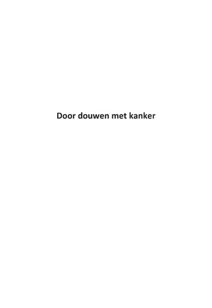 Door douwen met kanker, Joke Link - Paperback - 9789463451321