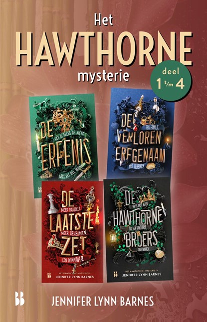 De erfenis | De verloren erfgenaam | De laatste zet | De Hawthorne-broers, Jennifer Lynn Barnes - Ebook - 9789463495974