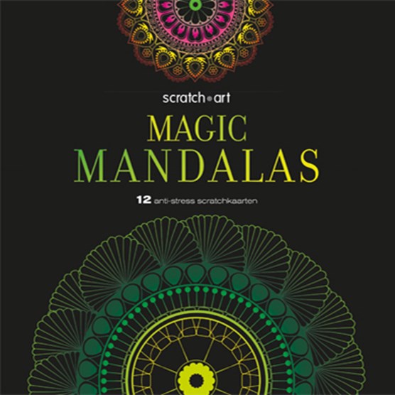 Scratch art Magic Mandalas