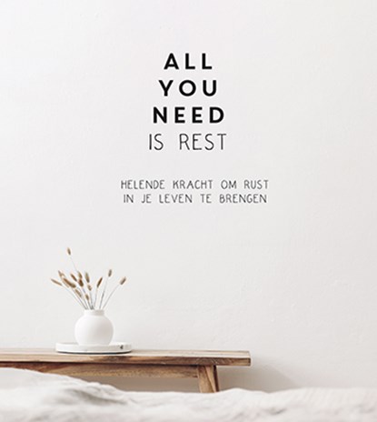 All you need is rest, niet bekend - Gebonden - 9789463548540