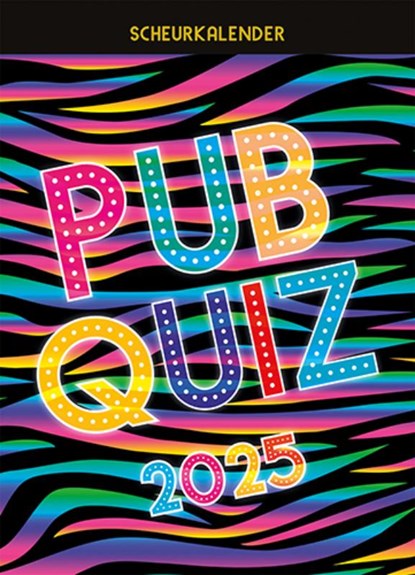 Scheurkalender Pubquiz 2025, niet bekend - Paperback - 9789463549776