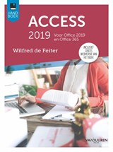 Handboek Access 2019 - Wilfred de Feiter - 9789463560658