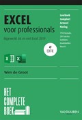 Het complete boek Excel voor professionals, 4e editie | Wim de Groot | 