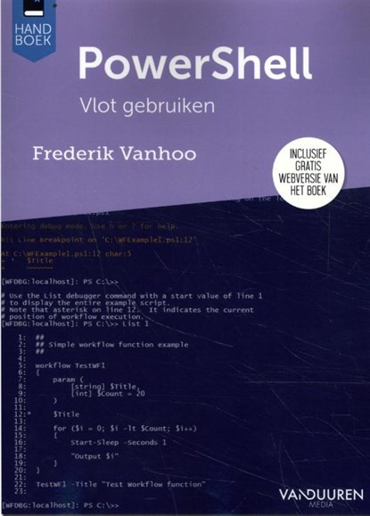 Handboek PowerShell, Frederik Vanhoo - Paperback - 9789463562287
