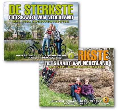 De sterkste fietskaart van Nederland 1+2, niet bekend - Gebonden - 9789463690928