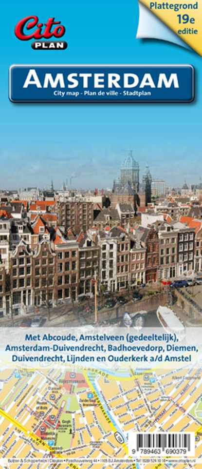 Citoplan stadsplattegrond Amsterdam, niet bekend - Gebonden - 9789463692120