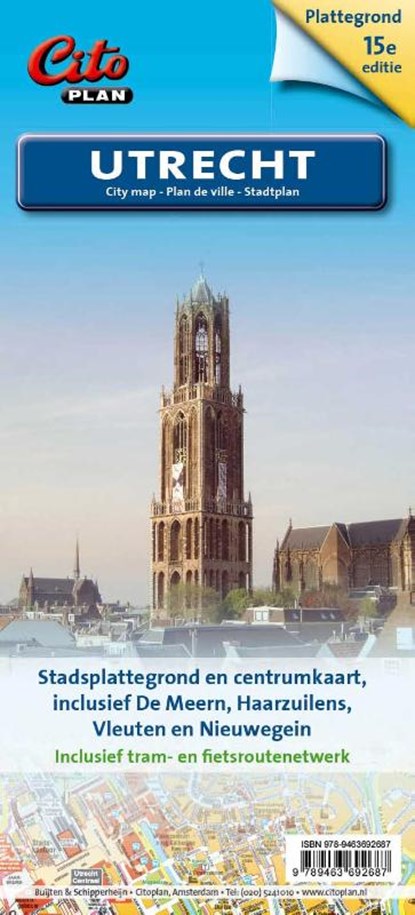 Stadsplattegrond Utrecht, niet bekend - Overig - 9789463692687