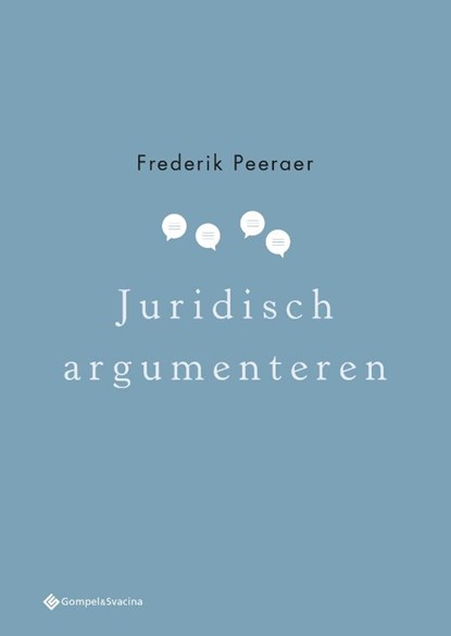 Juridisch argumenteren, Frederik Peeraer - Paperback - 9789463711708