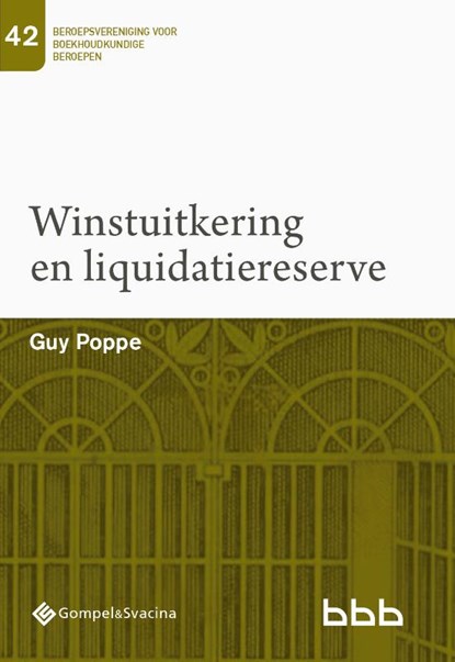 42-Winstuitkering en liquidatiereserve, Guy Poppe - Paperback - 9789463711982