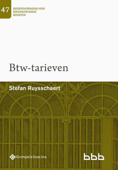 47-Btw-tarieven, Stefan Ruysschaert - Paperback - 9789463712965