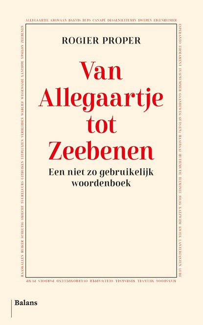 Van Allegaartje tot Zeebenen, Rogier Proper - Ebook - 9789463823692
