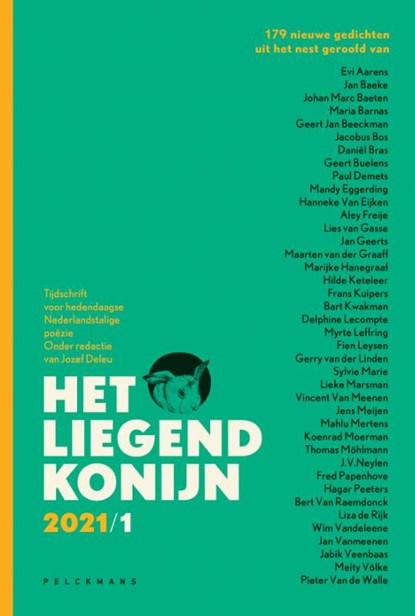 Het Liegend Konijn 2021/1, Jozef Deleu - Paperback - 9789463832991