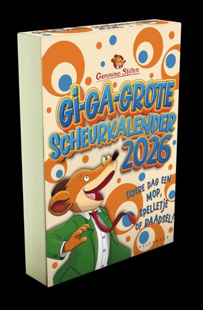 Gi-ga-grote scheurkalender 2026, Geronimo Stilton - Paperback - 9789463837071