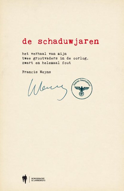 De Schaduwjaren, Francis Weyns - Paperback - 9789463930246