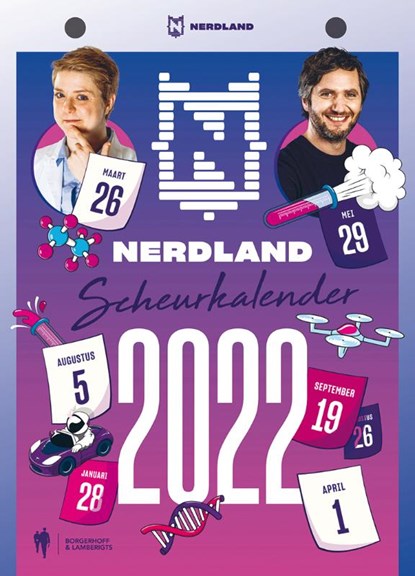 Nerdland scheurkalender 2022, Lieven Scheire ; Hetty Helsmoortel - Paperback - 9789463935234