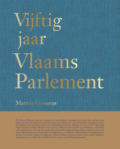 Vijftig jaar Vlaams Parlement, Martine Goossens - Paperback - 9789463936071