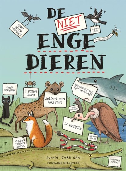 De (niet) enge dieren, Sophie Corrigan ; Vitataal tekst en redactie - Gebonden - 9789464040616