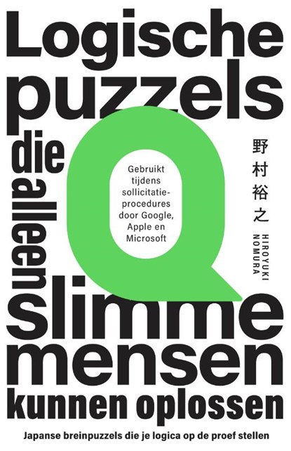Logische puzzels die alleen slimme mensen kunnen oplossen, Hiroyuki Nomura - Paperback - 9789464044478
