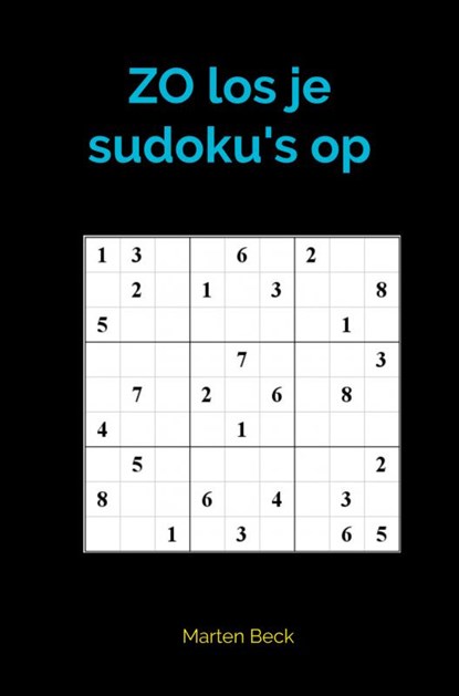 ZO los je sudoku's op, Marten Beck - Paperback - 9789464052954