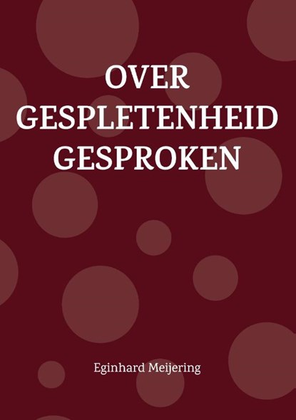 Over gespletenheid gesproken, Eginhard Meijering - Paperback - 9789464065732