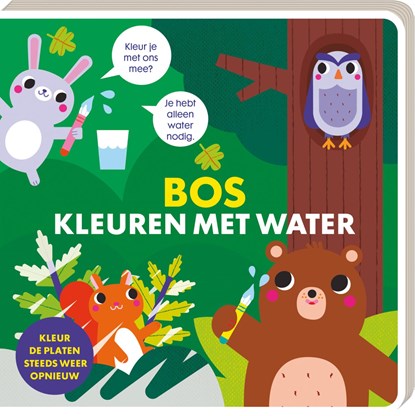 Kleuren met water - Bos, ImageBooks Factory - Gebonden - 9789464085914