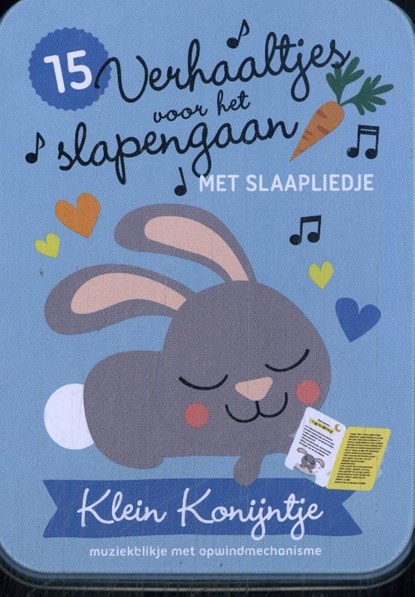 Twinkel Twinkel Muziekblikje 15 verhaaltjes voor het slapengaan - Klein konijntje, ImageBooks Factory - Gebonden - 9789464085945