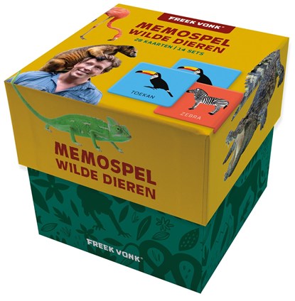 Memospel wilde dieren, ImageBooks Factory ; Freek Vonk - Gebonden - 9789464085969
