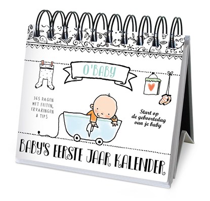 O' Baby - Baby's eerste jaar kalender, Pauline Oud - Gebonden - 9789464086034