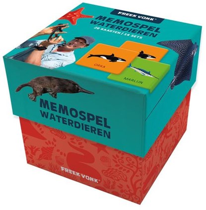 Freek Vonk Memospel Waterdieren, niet bekend - Gebonden - 9789464087277