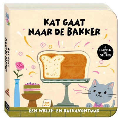 Een wrijf- en ruikavontuur - Kat gaat naar de bakker, ImageBooks Factory - Gebonden - 9789464088410