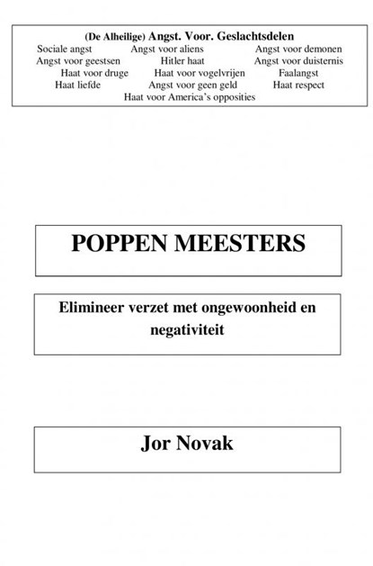 POPPEN MEESTERS, Jor Novak - Paperback - 9789464180305