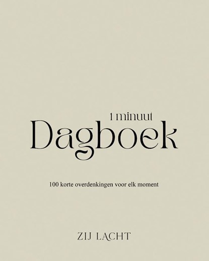 1 minuut dagboek, Zij Lacht - Gebonden - 9789464250411