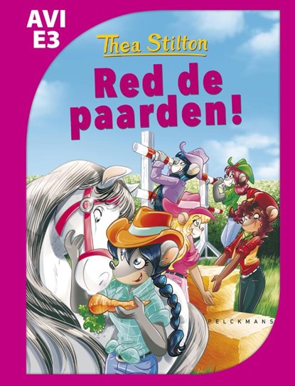 Red de paarden, Thea Stilton - Gebonden - 9789464290622