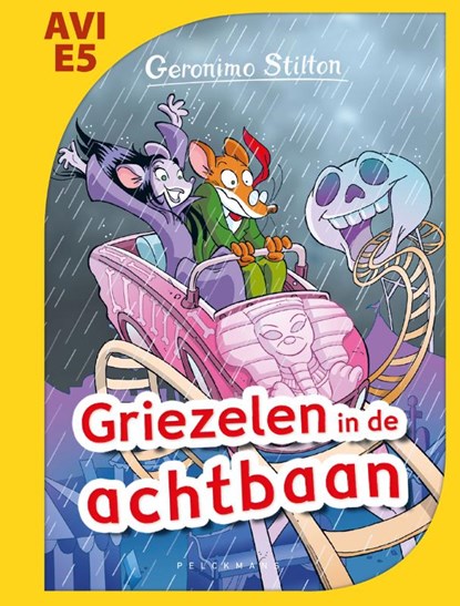 Griezelen in de achtbaan, Geronimo Stilton - Gebonden - 9789464291964