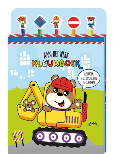 Aan het werk kleurboek, Interstat - Paperback - 9789464322903