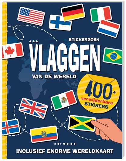 Stickerboek Vlaggen van de wereld, Interstat - Paperback - 9789464325393