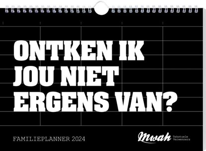 MWAH familieplanner - 2024, Interstat - Gebonden - 9789464325683