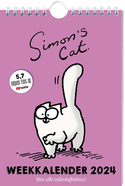 Simon's Cat weekkalender 2024, Interstat - Overig - 9789464325805