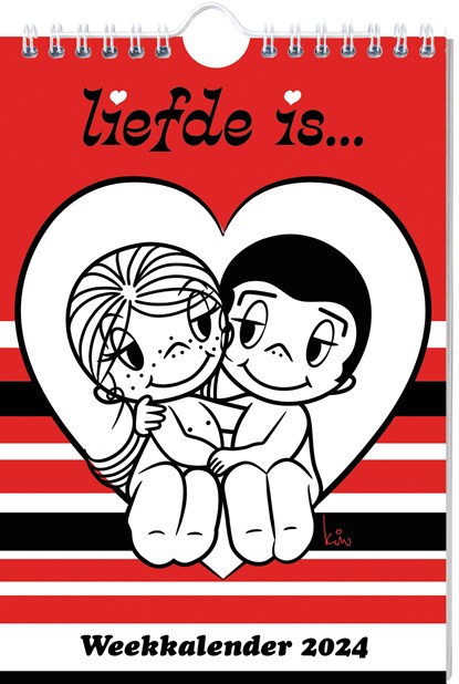 Liefde is.. weekkalender 2024, Liefde is... - Gebonden - 9789464325812